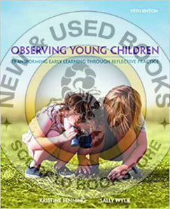 Observing Young Children 5th Edition by Sally Wylie 9780176580773 (USED:VERYGOOD) *AVAILABLE FOR NEXT DAY PICK UP* *w600