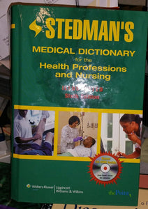 Stedman's Medical Dictionary for the Health Professions and Nursing Illustrated 6th Edition by Stedman's 9780781776189 (USED:VERYGOOD) *AVAILABLE FOR NEXT DAY PICK UP* *w600 [ZZ]