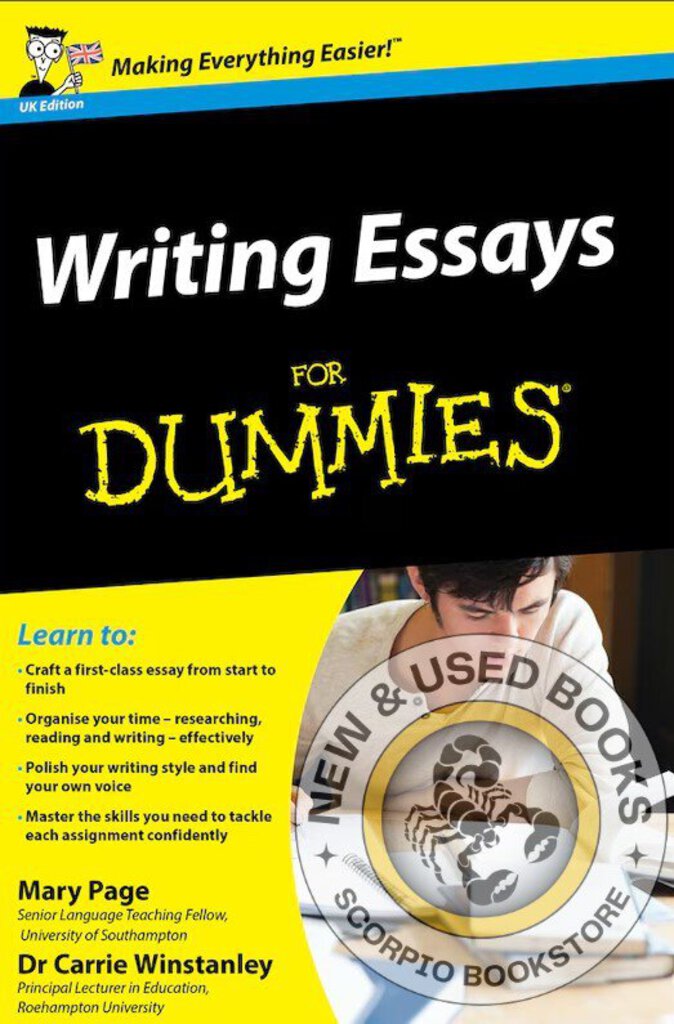 *PRE-ORDER, APPROX 7 BUSINESS DAYS* Writing Essays For Dummies By Page 9780470742907