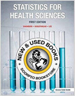 Statistics for Health Sciences 1st Edition by Sean Saunders 9781927737248 (USED:GOOD) *D24