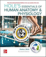 Hole's Essentials of Human Anatomy & Physiology 14th Edition by Charles Welsh 9781260575217 (USED:VERYGOOD) *126a