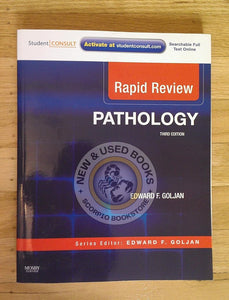 Rapid Review Pathology Revised Reprint 3rd Edition by Edward F. Goljan 9780323084383 (USED:VERYGOOD) *D24