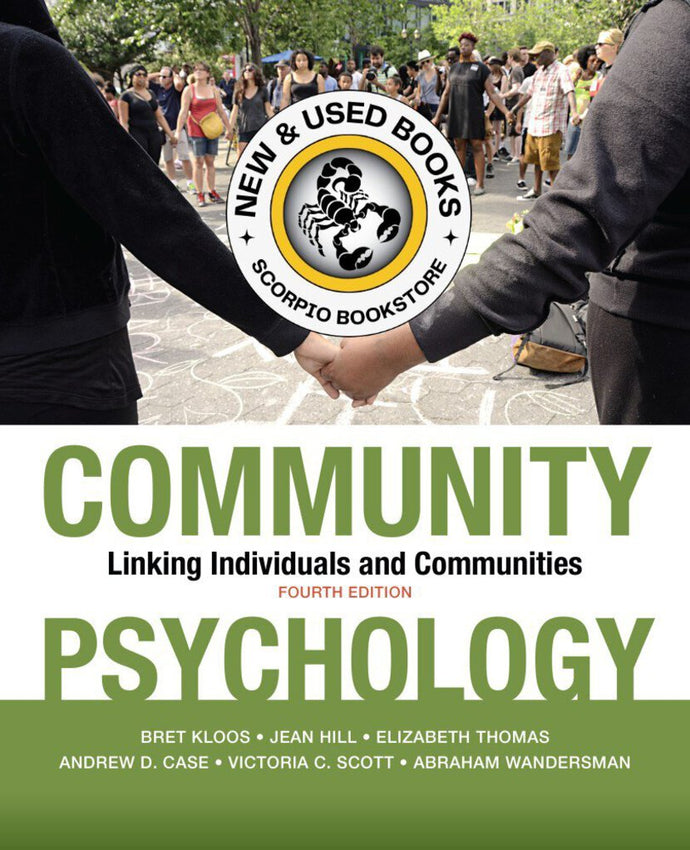 *PRE-ORDER, APPROX 7-10 BUSINESS DAYS* Community Psychology 4th Edition by Bret Kloos 9781433830594