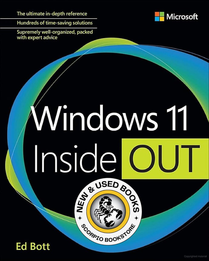 *PRE-ORDER, APPROX 4-6 BUSINESS DAYS* Windows 11 Inside Out by Ed Bott 9780137691333