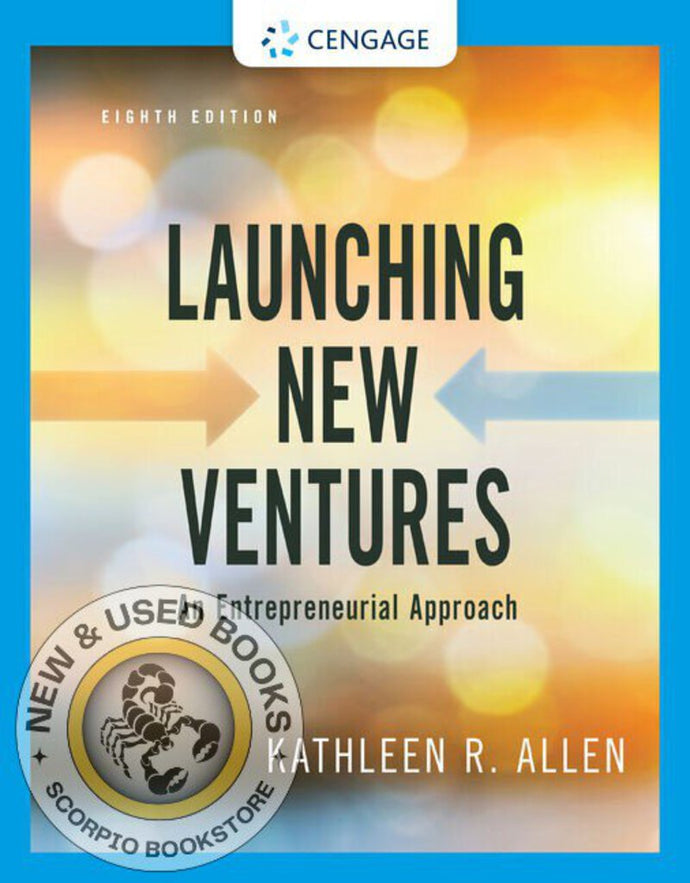 *PRE-ORDER, APPROX 4-6 BUSINESS DAYS* Launching New Ventures 8th edition +MindTap 1TERM By Kathleen R. Allen LOOSELEAF PKG 9780357209554