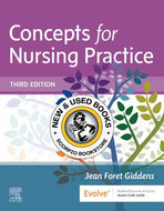 Concepts for Nursing Practice 3rd edition by Giddens 9780323581936 (USED:GOOD; code inside is new) *69a [ZZ]