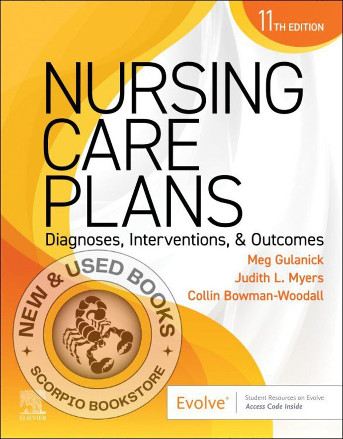 *PRE-ORDER, APPROX 2-3 BUSINESS DAYS* Nursing Care Plans 11th edition by Meg Gulanick 9780443105272