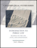 *PRE-ORDER, APPROX 2-3 BUSINESS DAYS* Introduction to Public Law by Nick E. Milanovic 9781553223351 [ZZ]