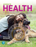 Access to Health 16th Edition by Rebecca J. Donatelle 9780135173794 (USED:VERYGOOD) *104d [ZZ]
