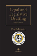 *PRE-ORDER, APPROX 4-6 BUSINESS DAYS* Legal and Legislative Drafting 3rd Edition by J. Paul Salembier 9780433528166 [ZZ]