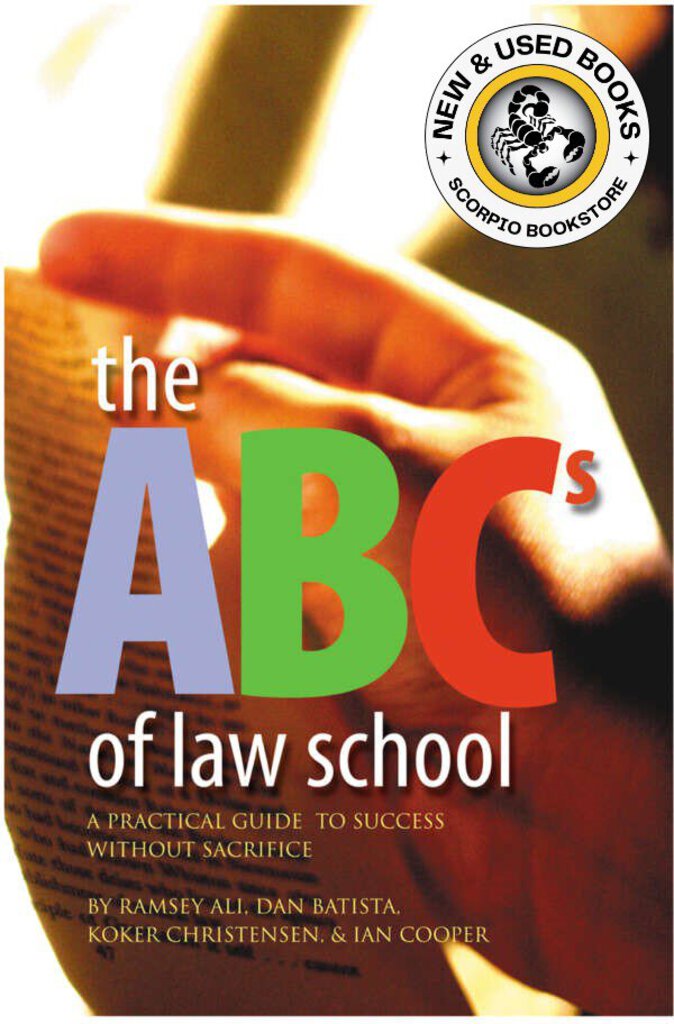 *PRE-ORDER, APPROX 4-6 BUSINESS DAYS* The ABCs of Law School by Ramsay Ali 9781552210659