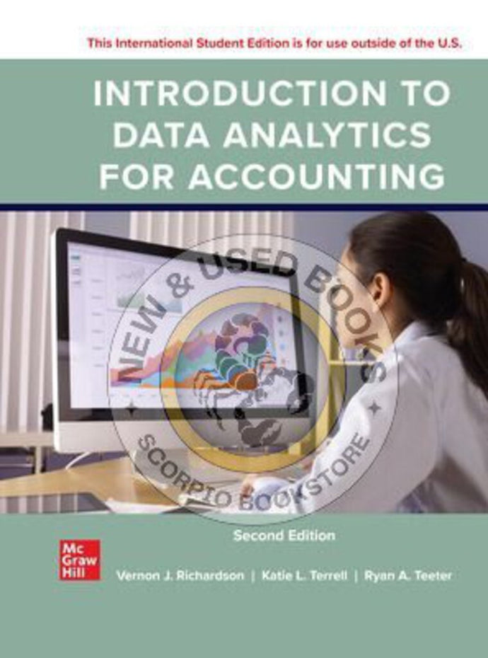 Introduction to Data Analytics for Accounting 2nd Edition + Connect by Vernon Richardson 9781265330934 *115f [ZZ]