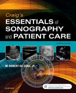 Craig's Essentials of Sonography and Patient Care 4th edition by Robert de Jong 9780323416344 (ACCEPTABLE) *68a [ZZ]