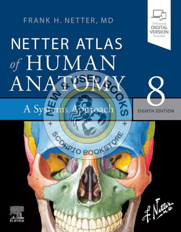 Netter Atlas of Human Anatomy 8th Edition by Frank H. Netter 9780323760287 (USED:GOOD) *A22