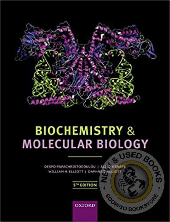 Biochemistry & Molecular Biology 5th Edition by Despo Papachristodoulou 9780199609499 (USED:GOOD) *AVAILABLE FOR NEXT DAY PICK UP* *B33