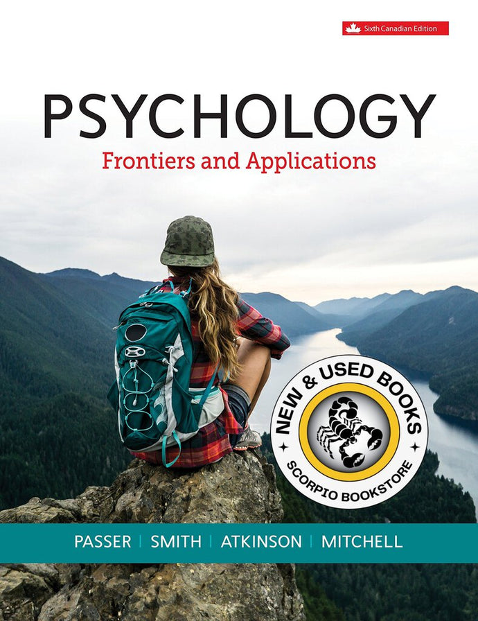 Psychology 6th Canadian Edition by Passer 9781259369421 (USED:GOOD; minor tear on spine) *AVAILABLE FOR NEXT DAY PICK UP* *wh13