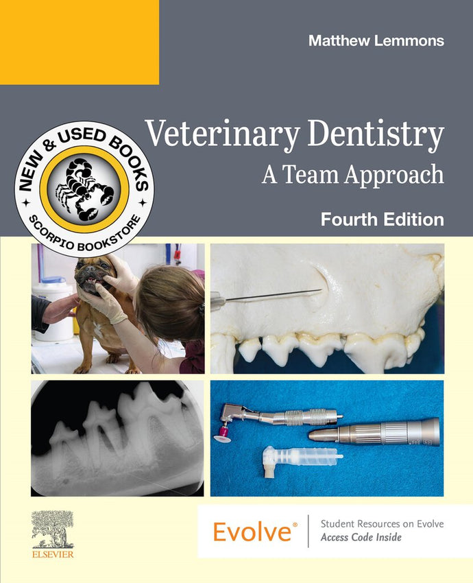 *PRE-ORDER, APPROX 2-3 BUSINESS DAYS* Veterinary Dentistry A Team Approach 4th edition by Elsevier 9780443117107