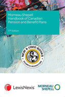 *PRE-ORDER, APPROX 4-6 BUSINESS DAYS* Morneau Shepell Handbook of Canadian Pension and Benefit Plans 17th Edition by Morneau Shepell 9780433506997 *86d [ZZ]
