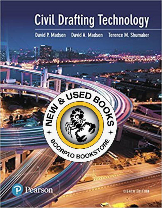 Civil Drafting Technology 8th edition by David P. Madsen 9780134436043 *102a *SAN DND [ZZ]