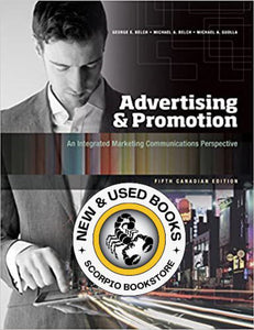 Advertising and Promotion 5th Canadian Edition by George Edward Belch 9780070891302 (USED:GOOD) *AVAILABLE FOR NEXT DAY PICK UP *Z116 [ZZ]
