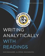 *PRE-ORDER, APPROX 4-6 BUSINESS DAYS* Writing Analytically with Readings 2nd edition by Doug Babington 9780176504465 *FINAL SALE* [ZZ]