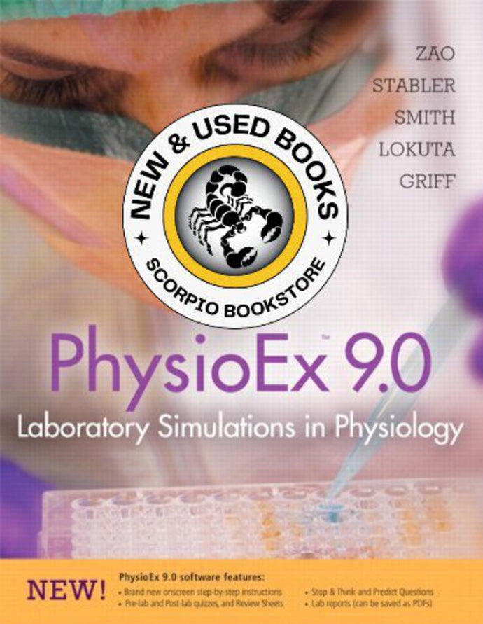 PhysioEx 9.0 by Peter Zao 9780321815576 (USED:GOOD) *AVAILABLE FOR NEXT DAY PICK UP* *box83