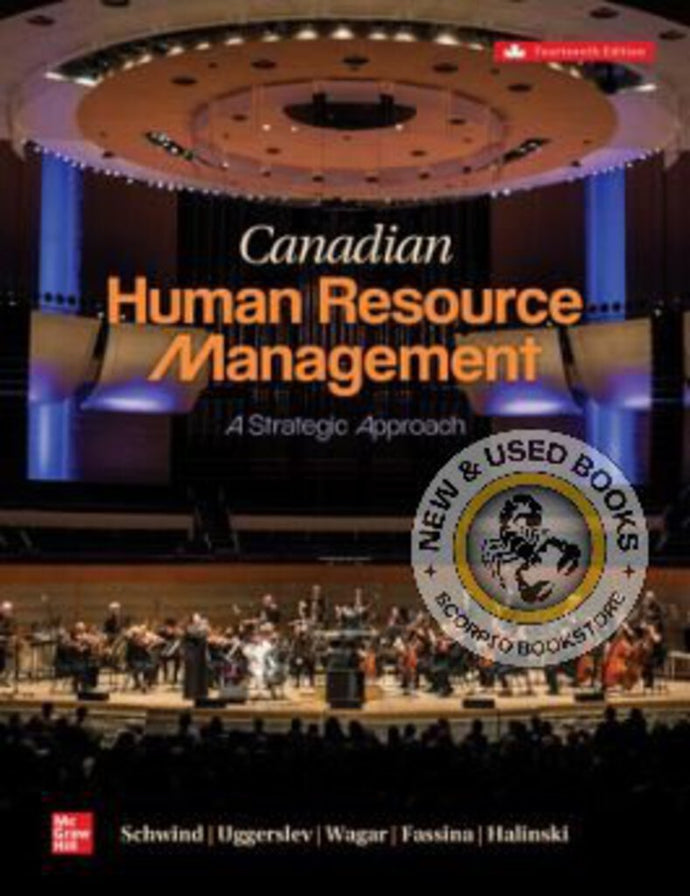 Canadian Human Resource Management 14th Edition by By Hermann Schwind 9781265688615 *116a [ZZ]