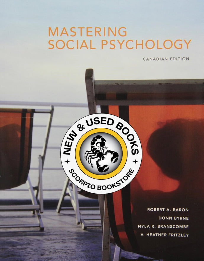 Mastering Social Psychology 1st Canadian Edition by Robert A. Baron 9780205722501 (USED:VERYGOOD) *BC2