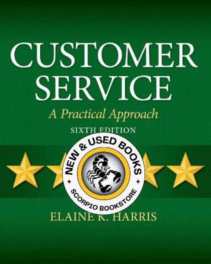 *PRE-ORDER, APPROX 7-14 BUSINESS DAYS, made-on-demand* Customer Service 6th edition by Elaine Harris 9780132742399