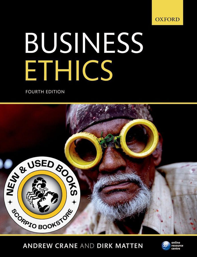 Business Ethics 4th Edition by Andrew Crane 9780199697311 (USED:GOOD) *AVAILABLE FOR NEXT DAY PICK UP* *Z224