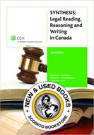 Legal Reading Reasoning and Writing in Canada 3rd Edition by Margaret E. McCallum 9781554964529 (USED:GOOD) *AVAILABLE FOR NEXT DAY PICK UP* *Z43 [ZZ]