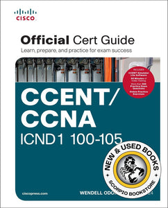 CCENT/CCNA ICND1 100-105 Official Cert Guide NO CD Odom 9781587205804 (USED:LIKENEW) *AVAILABLE FOR NEXT DAY PICK UP* *Z68 [ZZ]