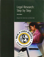 Legal research 3rd Edition by Margaret Helen Kerr 9781552393529 (USED:ACCEPTABLE; minor writing) *D17