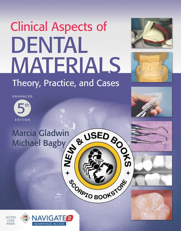 *PRE-ORDER, APPROX 7-10 BUSINESS DAYS* Clinical Aspects of Dental Materials 5th edition by Marcia (Gladwin) Stewart 9781284221770