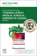 *PRE-ORDER, APPROX 2-4 BUSINESS DAYS* Elsevier Adaptive Quizzing for Medical-Surgical Nursing in Canada 5th Canadian edition by Lewis ACCESS CARD ONLY 9780323880978