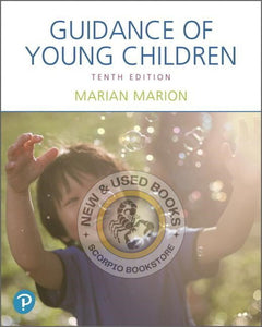 *PRE-ORDER, APPROX 4-6 BUSINESS DAYS* Guidance of Young Children 10th edition by Marian Marion 9780134748153