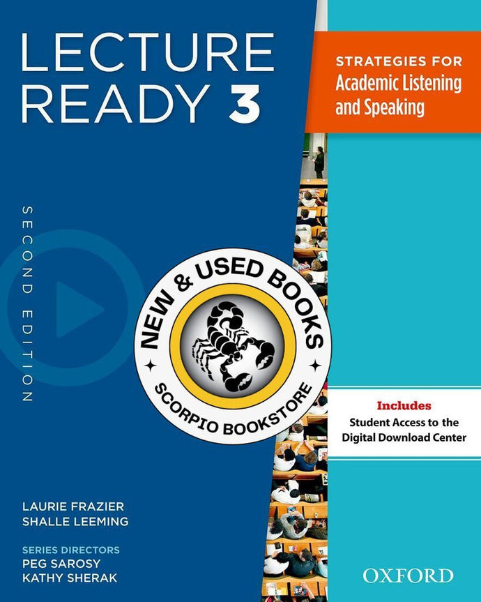 Lecture Ready Level 3 2nd edition Student Book by Laurie Frazier 9780194417297 *SPECIAL PRICING, FINAL SALE* *93a [ZZ]