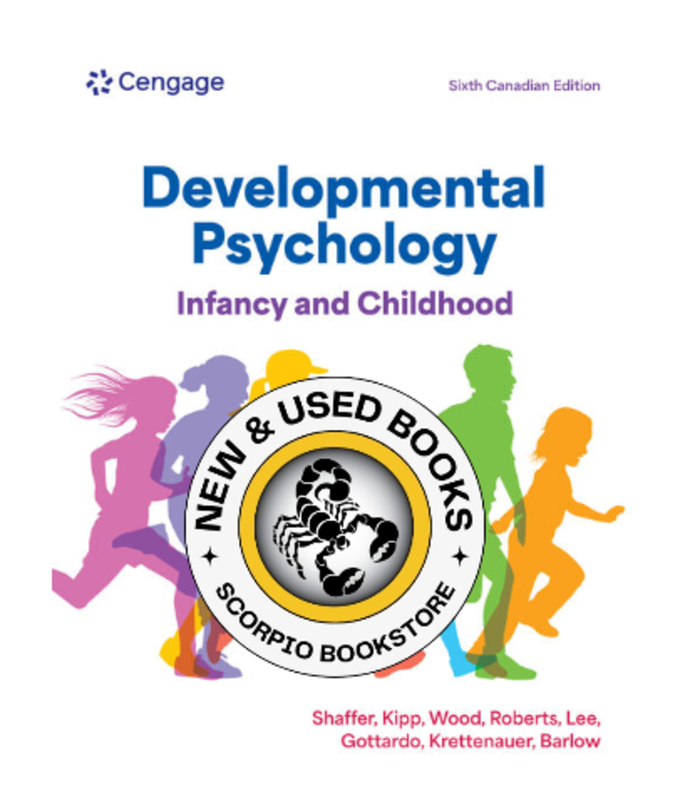 Developmental Psychology 6th Edition by David Shaffer 9781778415555 *27b