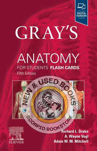 *PRE-ORDER, APPROX 2-3 BUSINESS DAYS* Gray's Anatomy for Students Flash Cards 5th edition by Richard L. Drake 9780443105142