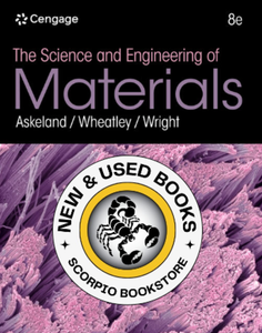*PRE-ORDER, APPROX 4-6 BUSINESS DAYS* Science and Engineering of Materials 8th Edition by Donald R. Askeland 9798214011868