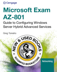 *PRE-ORDER, APPROX 4-6 BUSINESS DAYS* Microsoft Exam AZ-801 by Greg Tomsho 9798214025636
