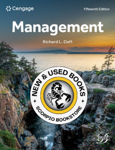 *PRE-ORDER, APPROX 4-6 BUSINESS DAYS* Management 15th Edition by Richard L. Daft 9798214042367