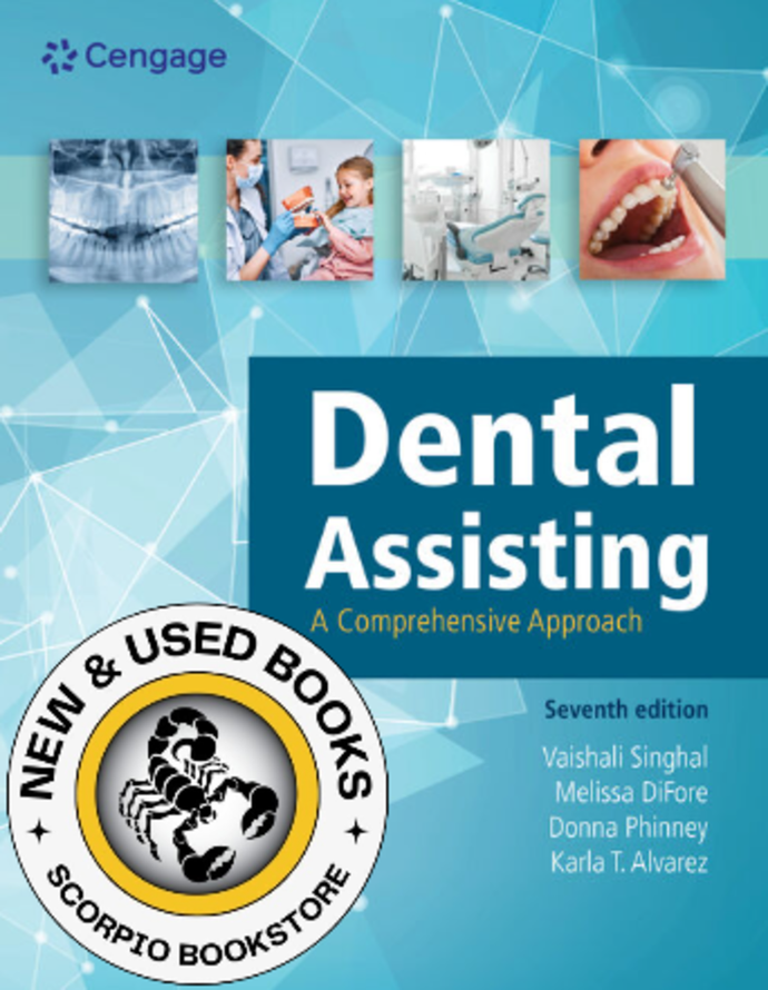 *PRE-ORDER, APPROX 4-6 BUSINESS DAYS* Dental Assisting 7th Edition by Vaishali Singhal 9798214113852