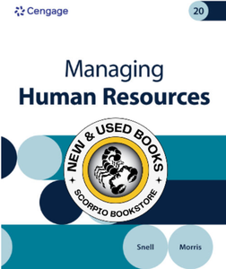 *PRE-ORDER, APPROX 4-6 BUSINESS DAYS* Managing Human Resources 20th Edition by Scott Snell 9798214042954