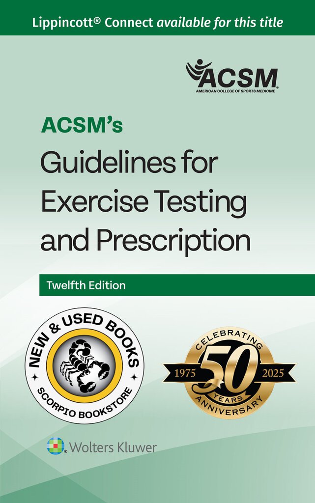 ACSM's Guidelines for Exercise Testing and Prescription 12th edition by Ozemek CEMAL 9781975219208 *fr1