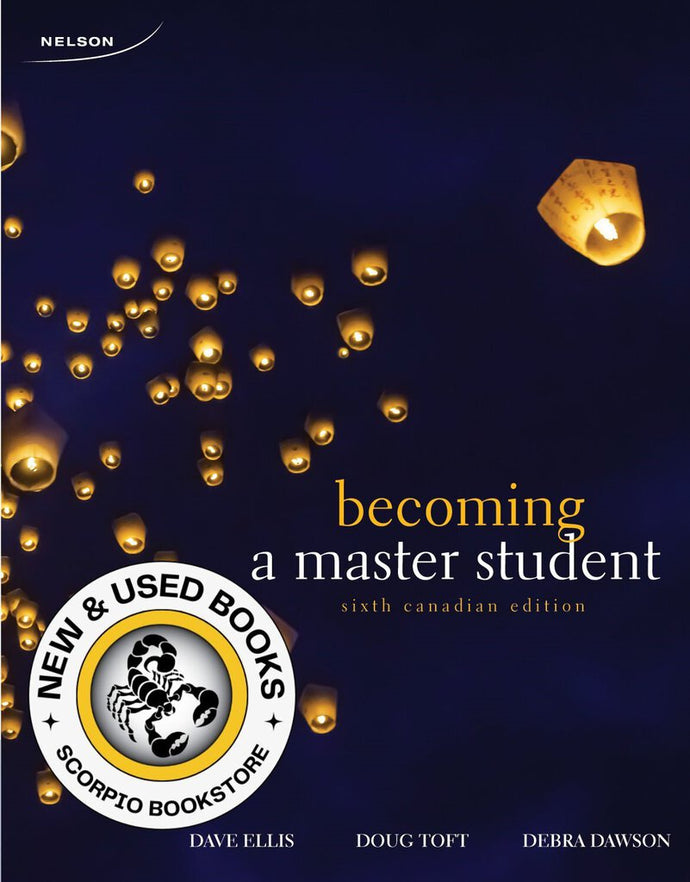 Becoming a Master Student 6th Canadian Editon by David B Ellis 9780176558659 (USED:GOOD) *AVAILABLE FOR NEXT DAY PICK UP* *Z63 [ZZ]