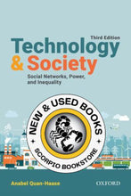 Load image into Gallery viewer, Technology and Society 3rd edition by Anabel Quan-Haase 9780199032259 (USED:GOOD; minor water damage bottom corner) *93g
