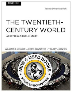 Twentieth Century World 2nd Canadian Edition by William R. Keylor 9780195429022 (USED:ACCEPTABLE; damage on front cover) *AVAILABLE FOR NEXT DAY PICK UP* *Z132 [ZZ]