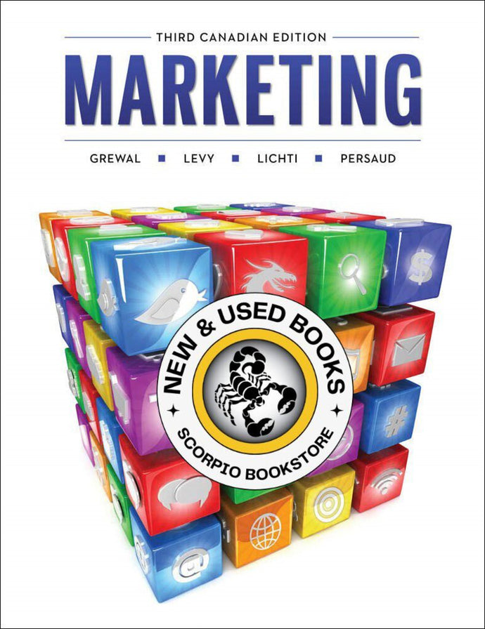 Marketing 3rd Canadian Edition by Dhruv Grewal 9781259030659 (USED:GOOD) *AVAILABLE FOR NEXT DAY PICK UP* *wh12 [ZZ]