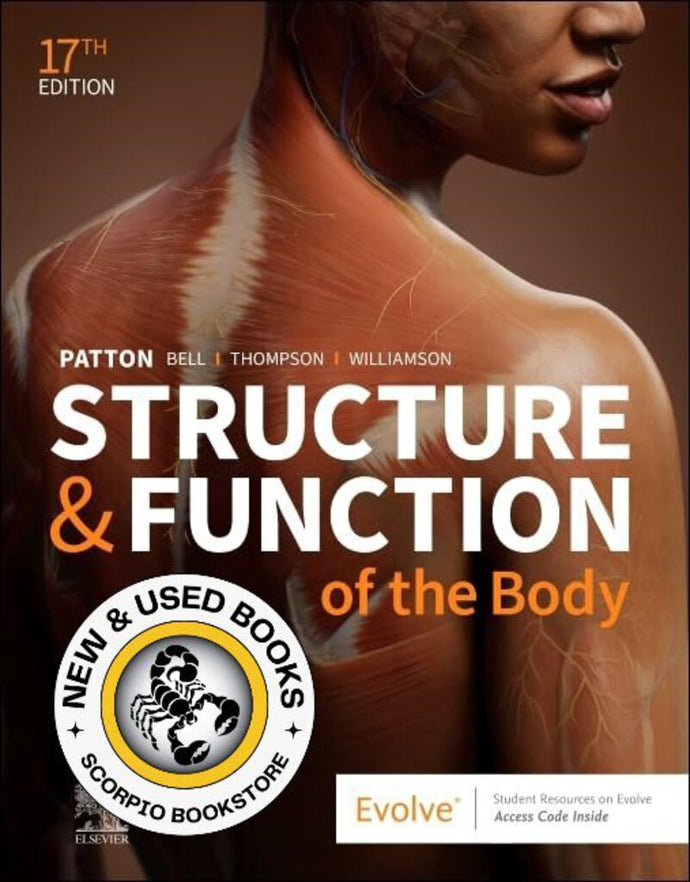 *PRE-ORDER 2-3 BUSINESS DAYS* Structure and Function of the Body 17th Edition by Kevin T. Patton 9780323871785